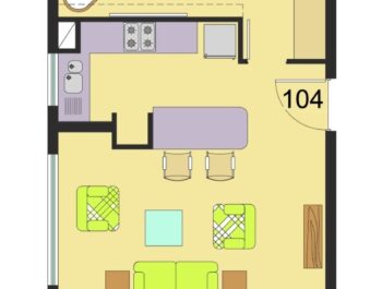 Venta Excelente Depto. En Ñuñoa 2 Dormitorios 2 Baños.